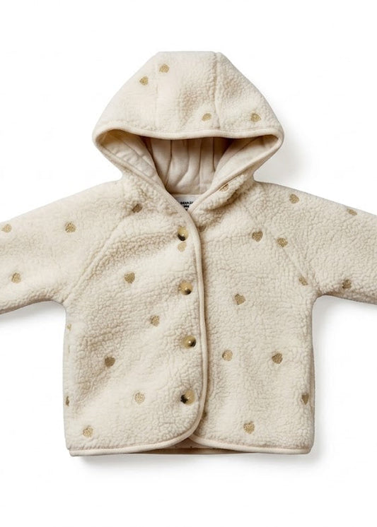 Frogs And Dogs Sherpa Hearts Jacket
