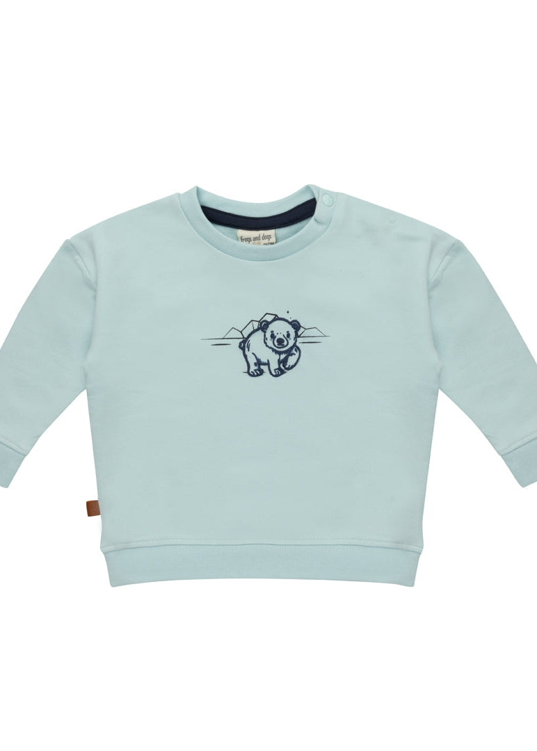 Frogs And Dogs Sweater Ice Bear
