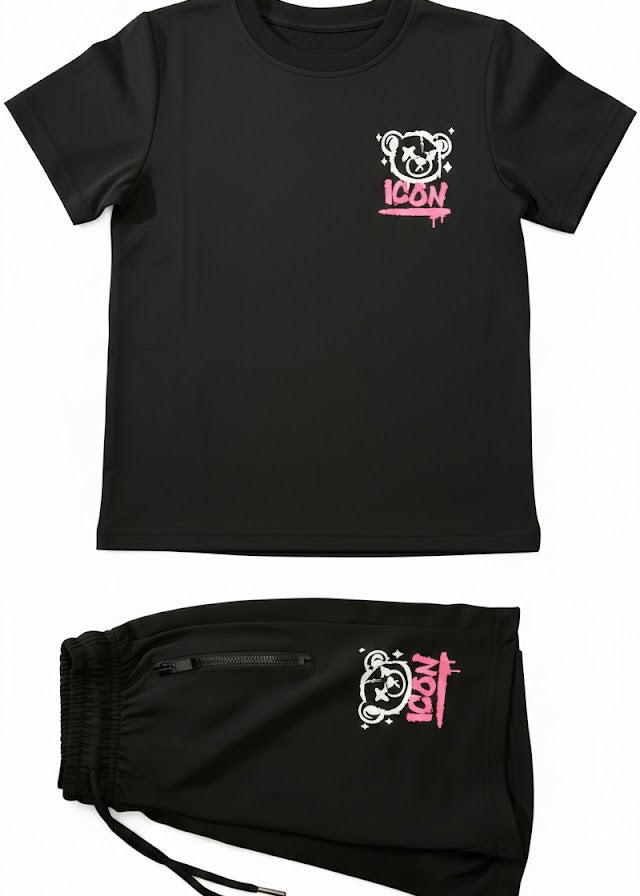 ICON SET BLACK/PINK