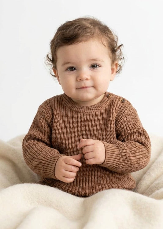 Flat Knit Rib Sweater – Beaver Fur
