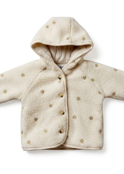 Frogs And Dogs Sherpa Hearts Jacket