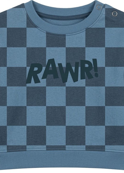 Frogs And Dogs Sweater Block Rawr