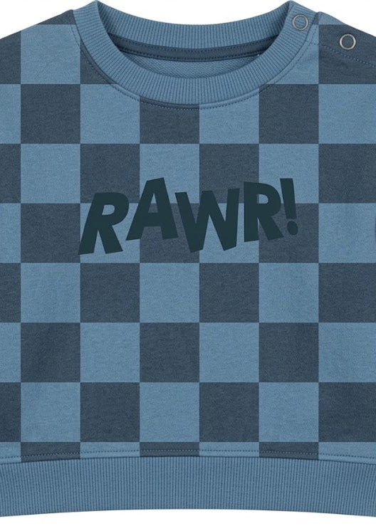 Frogs And Dogs Sweater Block Rawr