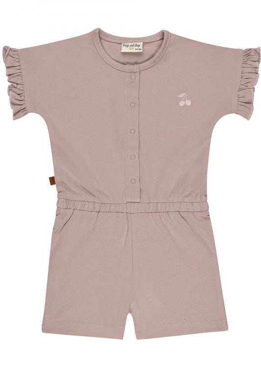 Frogs And Dogs Cherry Jumpsuit