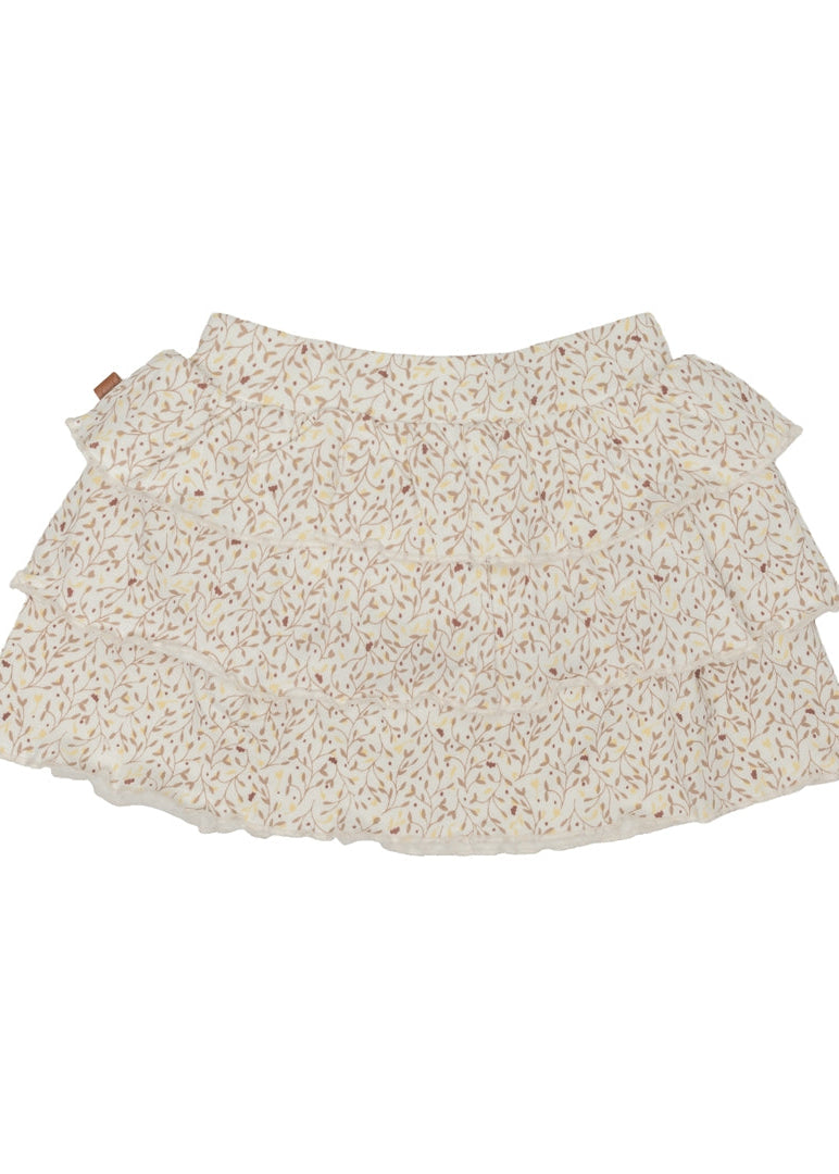 Frogs And Dogs Ruffle Skirt Leaves