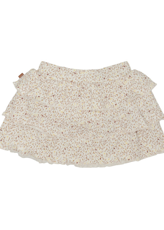 Frogs And Dogs Ruffle Skirt Leaves