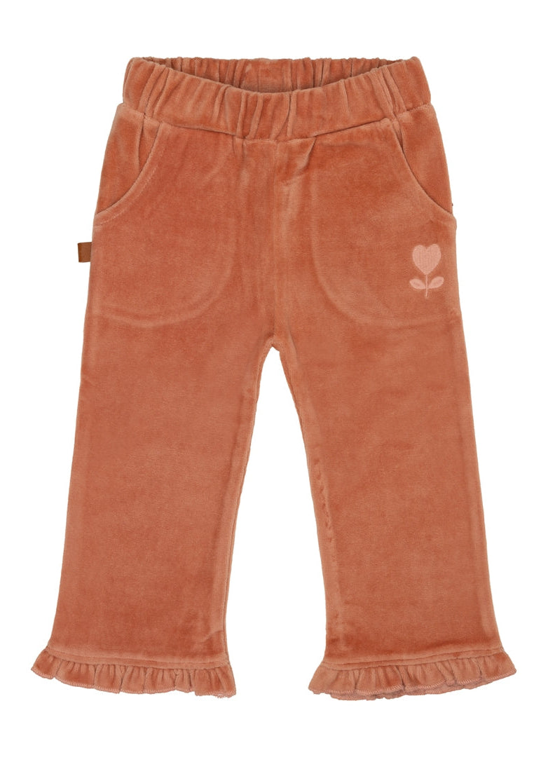 Frogs And Dogs Velvet Wide Pants