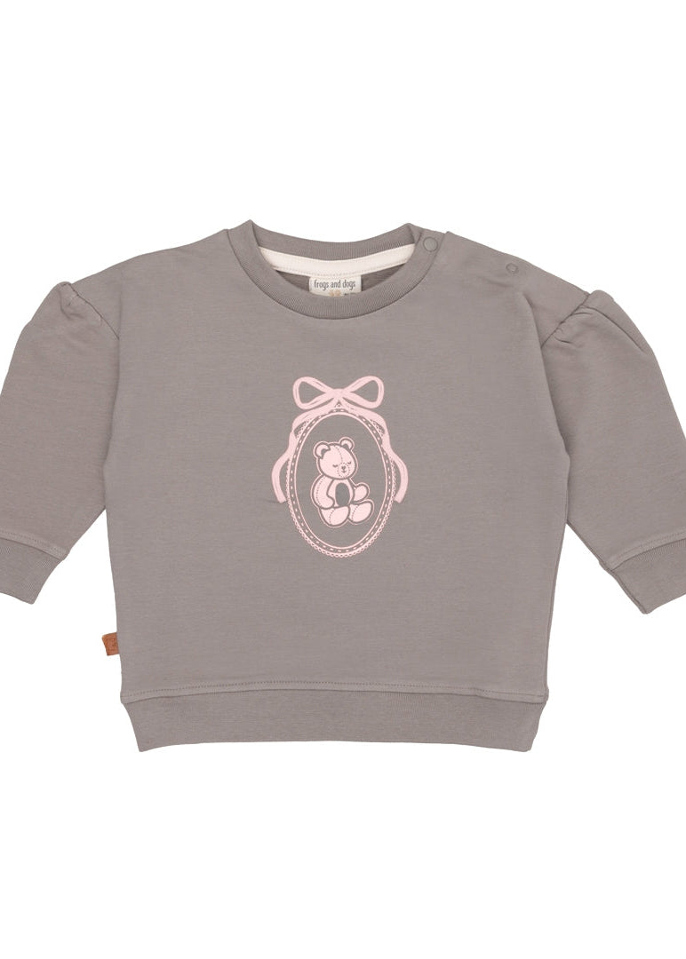 Frogs And Dogs Sweater Petit Ours