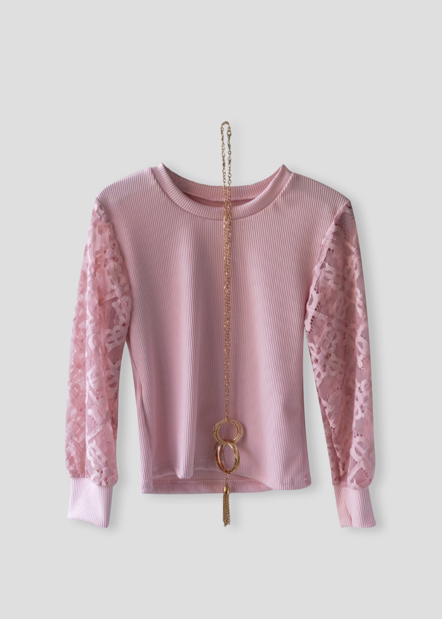 Top Met Kanten Mouwen