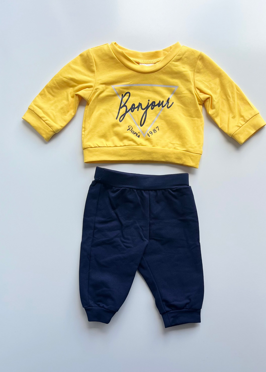 Bonjour Paris Set - Geel