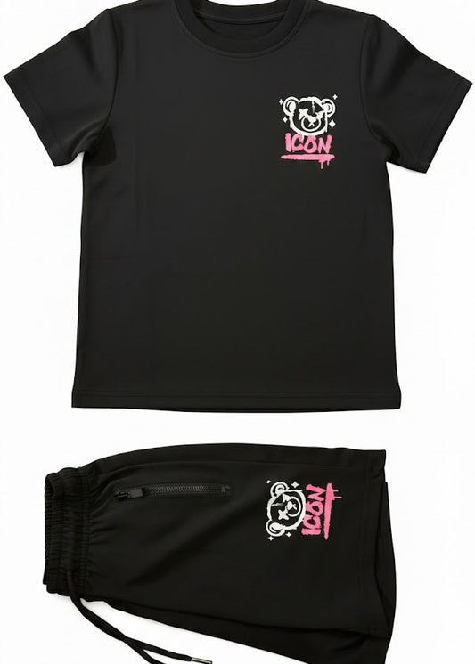 ICON SET BLACK/PINK