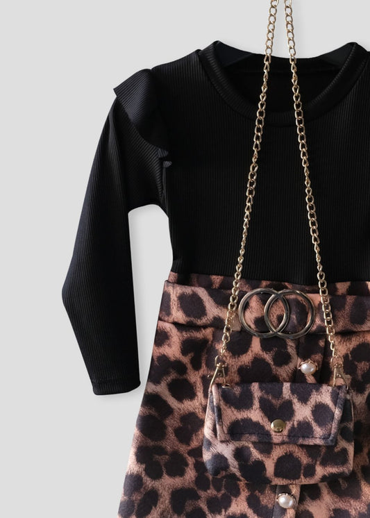 Panterjurkje - Zwart