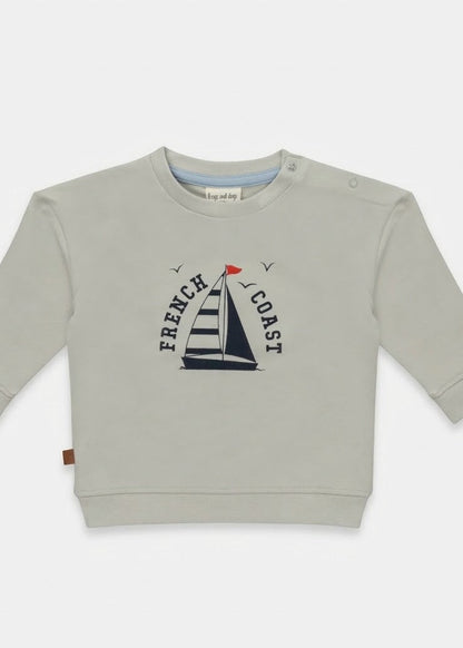 Frogs And Dogs Sweater Sailboat