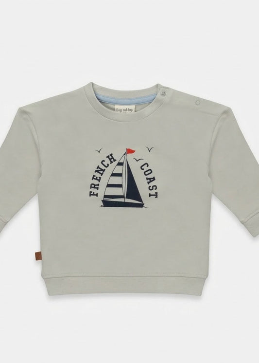 Frogs And Dogs Sweater Sailboat